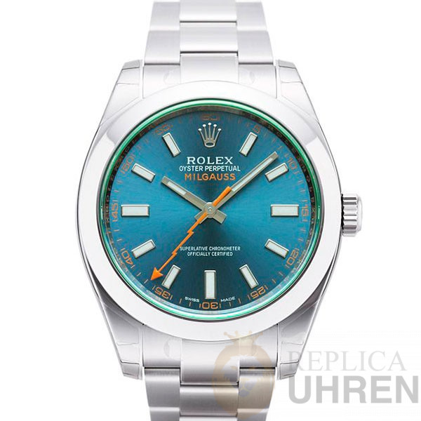 Replica Rolex Milgauss 116400 GV Blue Replica Rolex Uhren